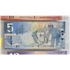Image 3 : Canada Bills (3):  - 2004 $50 : Jenkins/Dodge : #AHE5271673 - 2006 $5 : Jenkins/Carney : #AAJ1744715