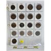 Image 1 : Foreign ~ Britian Coins (17) : ~ Half Penny (2 ): 1907; 1952 ~ One Penny (15) : 1963; 1945; 1945; 19