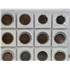 Image 7 : Foreign ~ Britian Coins (17) : ~ Half Penny (2 ): 1907; 1952 ~ One Penny (15) : 1963; 1945; 1945; 19