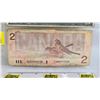 Image 4 : Canada Bills (3):  - 2001 $10 : Jenkins/Dodge #BEN3069862 - 1954 $1 : Beattie/Rasminsky #DF8444643 -