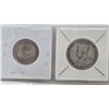 Image 7 : Canada Coins (4): ~ Fifty Cent (3): 1918; 19??; 19?? ~ Twenty Five Cent (1): 19?? (SEE PICS!)  (List