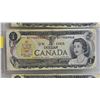 Image 3 : Canada $1 Bills (3): -1973 : Crow/Bouey #BFK1316030 -1973 : Crow/Bouey #BFF9459968 -1973 : Crow/Boue