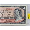Image 2 : Canada $2 Bill 1954DF "Devil's Face" : Beattie/Coyne #FB7113910 (See Pics for Varieties, Conditions,