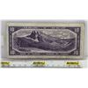 Image 4 : Canada $10 Bill 1954DF "Devil's Face" : Coyne/Towers #ED1837604 (See Pics for Varieties, Conditions,