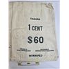 Image 4 : Royal Canadian Mint Money Sacks (5) : "1-CENT" (SEE PICS!)  (Listing & Descriptions are a GUIDE ONLY