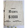 Image 4 : Royal Canadian Mint Money Sacks (5) : Variety - 1¢ - 5¢  - 10¢ - 25¢ - 50¢  (Listing & Descriptions 