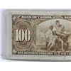 Image 5 : Bank of Canada $100 Bill 1937 : Gordon/Towers #BJ4083752 (See Pics for Varieties, Conditions, Serial