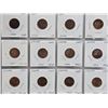 Image 2 : Canada One Cent (19): 1938; 1938; 1940; 1943; 1943; 1943; 1946; 1956; 1962; 1962; 1963; 1963; 1970; 