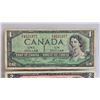 Image 2 : Canada Bills (2) : - 1954 $1 : Lawson/Bouey #CI4531977 - 1954 $2 : Lawson/Bouey #PG4474424 (See Pics