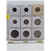Image 1 : USA Coin Collection (9 Coins) : - One Cent (2) : 1904; 1897 - Five Cent (1) : 1936 - Ten Cent (1) : 