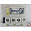 Image 1 : Canadian Tire Money :  - 1998 $1 Replacement Note #9000079253 - 2010 $1 Limited Edition Coins (4) (S