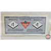 Image 5 : Canadian Tire Money :  - 1998 $1 Replacement Note #9000079253 - 2010 $1 Limited Edition Coins (4) (S