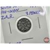Image 4 : Foreign Coins (3):  - Latvia 1925 : 2 Latie (.835 Silver) (Not Magnetic) - India 1882 : 1/4 Anna - S