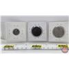 Image 5 : Foreign Coins (3):  - Latvia 1925 : 2 Latie (.835 Silver) (Not Magnetic) - India 1882 : 1/4 Anna - S
