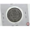 Image 8 : Foreign Coins (3):  - Latvia 1925 : 2 Latie (.835 Silver) (Not Magnetic) - India 1882 : 1/4 Anna - S