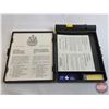 Image 3 : 1867-1967 Centennial Stamp Case with contents: - Air Mail Stamp/Label - Special Delivery Stamp/Label