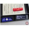 Image 4 : 1867-1967 Centennial Stamp Case with contents: - Air Mail Stamp/Label - Special Delivery Stamp/Label