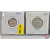 Image 2 : Canada Centennial Coins (4): - Ten Cent; Twenty Five Cent; Fifty Cent; Dollar (SEE PICS!)  (Listing 