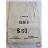 Image 4 : Royal Canadian Mint Money Sacks (5) : "1-CENT" (SEE PICS!)  (Listing & Descriptions are a GUIDE ONLY