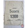 Image 4 : Royal Canadian Mint Money Sacks (3) : "5-CENTS" (SEE PICS!)  (Listing & Descriptions are a GUIDE ONL