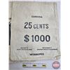 Image 3 : Royal Canadian Mint Money Sacks (3) : "25-CENTS" (SEE PICS!)  (Listing & Descriptions are a GUIDE ON