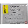 Image 4 : Canada Dollar 1954 (MonExpert Certification : MS-63) (SEE PICS!)  (Listing & Descriptions are a GUID