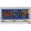 Image 1 : Travel Alberta: Award Medallion Set (SEE PICS!)  (Listing & Descriptions are a GUIDE ONLY and are su