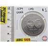 Image 1 : Canada Dollar 1974 DY V2 (SEE PICS!)  (Listing & Descriptions are a GUIDE ONLY and are subject to ch