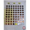 Image 1 : Canada One Cent Collection (68) : Ranging from 1920's - 2000's (See Handwritten Listing in Photos)  