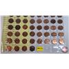 Image 3 : Canada One Cent Collection (68) : Ranging from 1920's - 2000's (See Handwritten Listing in Photos)  