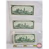 Image 5 : USA $1 Bills (3): 1867 1967 Beattie/Rasminsky (See Pics for Varieties, Conditions, Serial Numbers, P