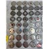 Image 2 : Canada Twenty Five Cent Collection (60) : Variety (Colorized / Non-Colorized) Ranging 1990's - 2000'