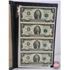 Image 2 : USA World Reserve Monetary Exchange : Portfolio Set of (4) Uncut 2003 $2 Dollar Bills Sheet #J987821