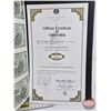 Image 4 : USA World Reserve Monetary Exchange : Portfolio Set of (4) Uncut 2003 $2 Dollar Bills Sheet #J987821