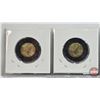 Image 5 : Canada 2022 Toonies (4) : Black Ring "Queen Elizabeth II Memorial" (SEE PICS!)  (Listing & Descripti