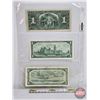 Image 5 : Canada $1 Bills (3): - 1937 : Gordon/Towers #NL6126275 - 1967 : Beattie/Rasminsky 1867 1967 - 1954 :