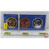 Image 1 : Travel Alberta: Award Medallion Set (Note: Case Damaged) (SEE PICS!)  (Listing & Descriptions are a 