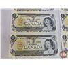 Image 3 : Canada $1 Bills 1973 (14 Consecutive): Crow/Bouey #BCV4174001-4014 (See Pics for Varieties, Conditio