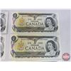 Image 5 : Canada $1 Bills 1973 (14 Consecutive): Crow/Bouey #BCV4174001-4014 (See Pics for Varieties, Conditio