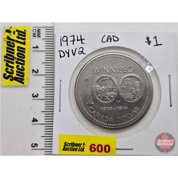 Canada Dollar 1974 DY V2 (SEE PICS!)  (Listing & Descriptions are a GUIDE ONLY and are subject to ch