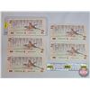 Image 1 : Canada $2 Bills 1986 (3 Consecutive + 2 Consecutive) : - Bonin/Thiessen #EGR2149646-647-648 - Bonin/