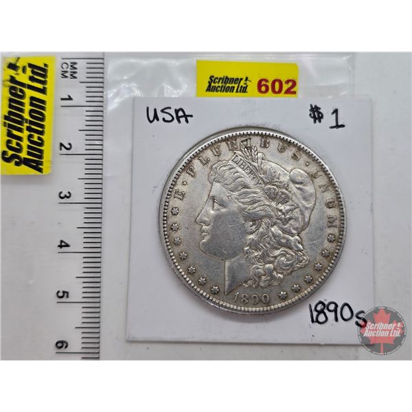 USA Morgan Dollar 1890S (SEE PICS!)  (Listing & Descriptions are a GUIDE ONLY and are subject to cha