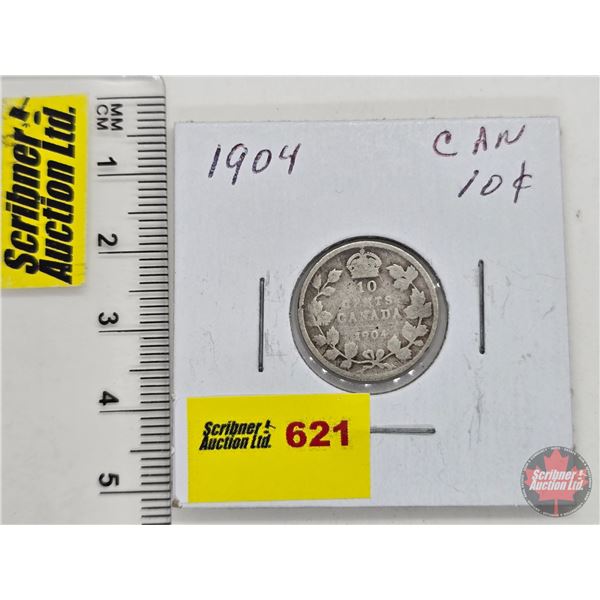 Canada Ten Cent 1904 (SEE PICS!)  (Listing & Descriptions are a GUIDE ONLY and are subject to change