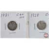 Image 3 : Canada Ten Cent (12) : 1919; 1920; 1921; 1928; 1929; 1930; 1931; 1932; 1936; 1937; 1938; 1939 (SEE P