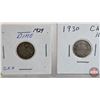 Image 4 : Canada Ten Cent (12) : 1919; 1920; 1921; 1928; 1929; 1930; 1931; 1932; 1936; 1937; 1938; 1939 (SEE P