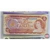 Image 3 : Canada Bills (3): - 1973 $1 : Crow/Bouey #BCL5428287 - 1974 $2 : Crow/Bouey #ARE8488313 - 2005 $10 :