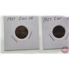 Image 3 : Canada One Cent (8): 1920; 1920; 1921; 1927; 1930; 1931; 1933; 1934 (SEE PICS!)  (Listing & Descript