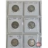 Image 2 : Canada Twenty Five Cent (11) : 1939; 1939; 1940; 1947; 1948; 1948; 1958; 1964; 1965; 1966; 1966 (SEE