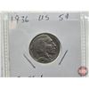 Image 6 : USA Five Cent (5): 1920; 1927; 1929; 1935; 1936 (SEE PICS!)  (Listing & Descriptions are a GUIDE ONL