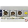 Image 1 : Canada Loonies (3): 2005 Terry Fox ~ No Grass ; 2005 Terry Fox ~ Grass ; 2005 Terry Fox ~ No Grass (